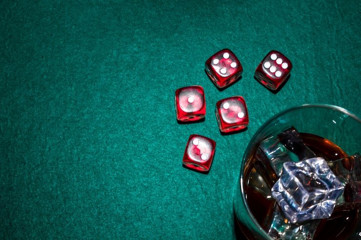 Live casino table with multiple players and dealer